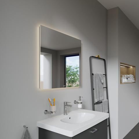 Duravit D-Code Möbelwaschtisch 850 mm mit Überlauf und Hahnlochbank – Weiß