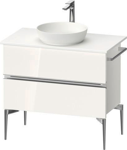 DURAVIT Sivida Waschtischunterbau 845 mm Eiche mit 2 Schubkästen und Soft-Close