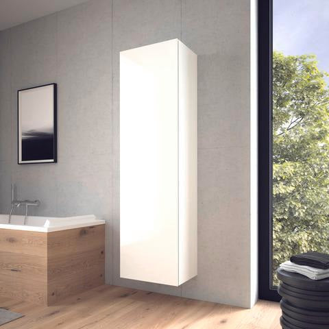 Duravit L-Cube Hochschrank 500 mm weiß hochglanz, 1 Tür links, wandhängend