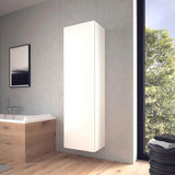 Duravit L-Cube Hochschrank 500 mm weiß hochglanz, 1 Tür links, wandhängend