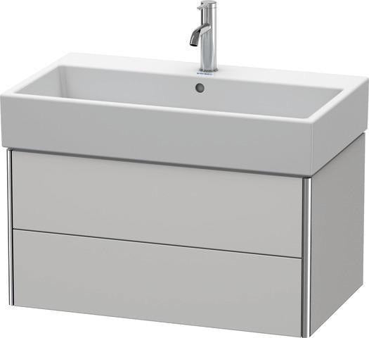 Duravit XSquare Waschtischunterbau 784 mm, wandhängend, 2 Schubkästen, s-matt, für Vero Air