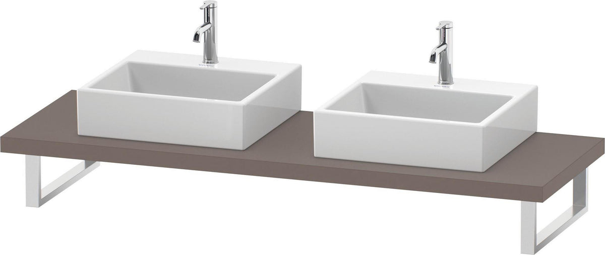 Duravit DuraStyle Konsole 2 Ausschnitte 45x550x800-2000 mm Weiß Matt