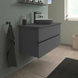 DURAVIT Sivida Waschtischunterbau 1045 mm, bodenstehend, 2 Schubkästen, Soft-Close, Weiß Matt