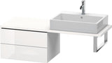 Duravit L-Cube Unterschrank 620 mm taupe supermatt mit 2 Schubkästen und Einrichtungssystem