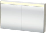 DURAVIT Brioso Spiegelschrank Betongrau 1020 mm mit LED-Beleuchtung und Steckdose