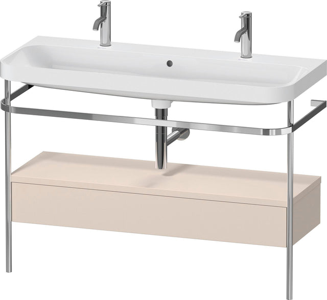 Duravit Happy D.2 Waschtischset 1175 mm mit Metallkonsole, Schubkasten und Waschschüssel