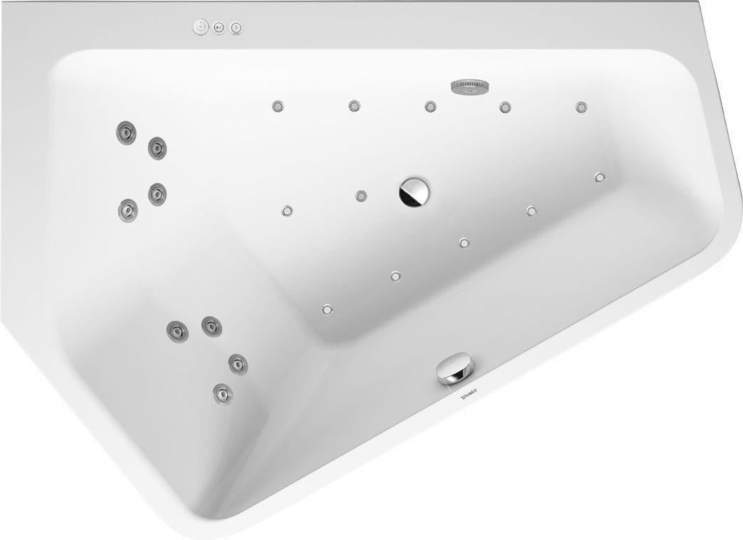 Duravit Paiova 5 Whirlwanne Ecke links 1770x1300 mm mit Air-System, 2-Sitzer, Weiß