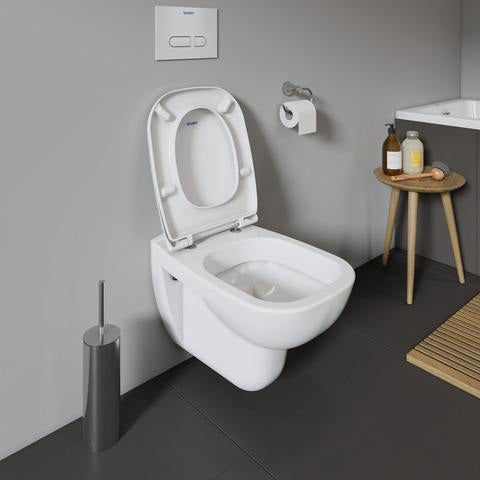 DURAVIT D-Code WC-Sitz ohne Absenkautomatik, Edelstahl-Scharniere, weiß