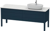 DURAVIT Luv Waschtischunterbau bodenstehend 1733 mm, 2 Auszüge, weiß seidenmatt