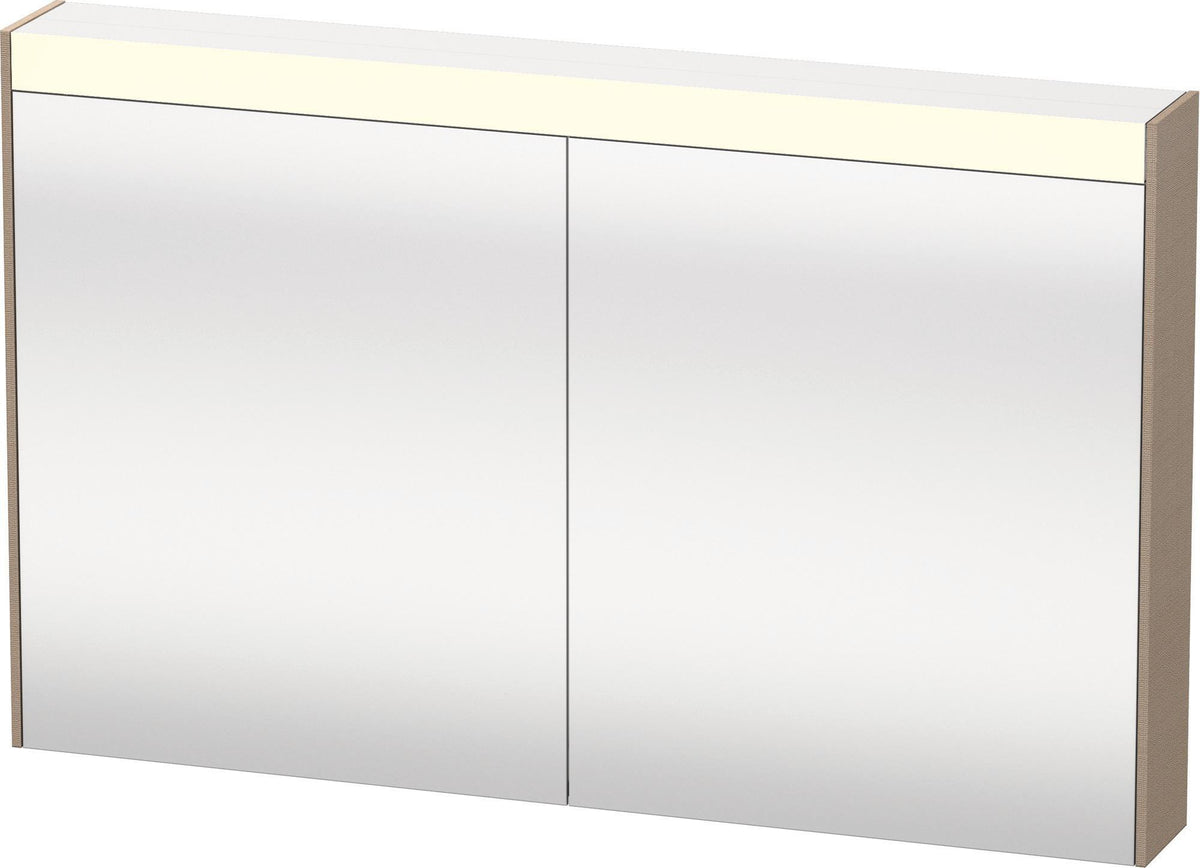 DURAVIT Brioso Spiegelschrank Betongrau 1020 mm mit LED-Beleuchtung und Steckdose