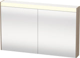 DURAVIT Brioso Spiegelschrank Betongrau 1020 mm mit LED-Beleuchtung und Steckdose