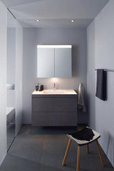 DURAVIT L-Cube c-bonded Waschtischset 1000 mm Mediterrane Eiche mit Vero Air Waschtisch, 2 Schubkästen