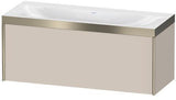 Duravit Möbelwaschtischset XViu 1200x480mm mit Unterbau, 1 Auszug, Ahorn mitte
