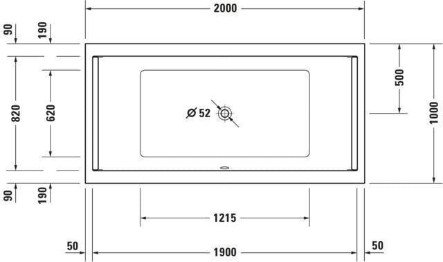 DURAVIT Starck Whirlwanne 2000x1000 mm Weiß – 2-Sitzer mit Combi-System L, 18 Düsen & Unterwasserbeleuchtung