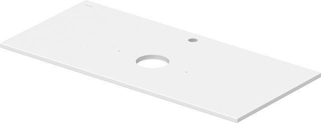 Duravit Sivida Konsole 1080x500 mm mit Ausschnitt für Waschschüssel in Blassgrün Matt