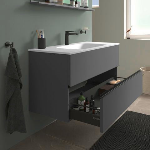 DURAVIT Sivida Spiegelablage 1200 mm in Chrom/Weiß Hochglanz – Ablage mit Befestigungsmaterial