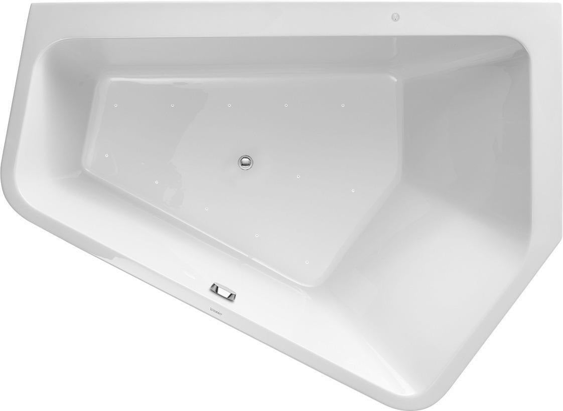 DURAVIT Paiova 5 Whirlwanne 1900x1400 mm Ecke rechts mit Air-System, 2-Sitzer, Weiß