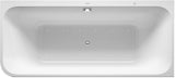 DURAVIT Happy D.2 Whirlwanne 1800x800 mm Eck rechts Weiß mit Fußgestell und Verkleidung