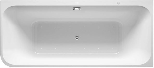 DURAVIT Happy D.2 Whirlwanne 1800x800 mm Eck rechts Weiß mit Fußgestell und Verkleidung