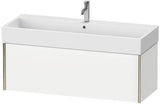 Duravit Waschtischunterbau XVIU 1184 mm weiß matt – wandhängend mit Tip-On-Technik für Vero Air