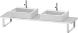 Duravit DuraStyle Compact Konsole 2 Ausschnitte 30x480x800 mm Weiß Matt – Variable Breite