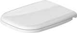 DURAVIT D-Code WC-Sitz ohne Absenkautomatik, Edelstahl-Scharniere, weiß