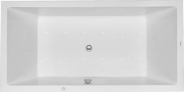 DURAVIT Whirlwanne Starck 1800x900 mm Einbau, 2 Rückenschrägen, Combi L, weiß
