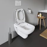 DURAVIT D-Code WC-Sitz mit SoftClose Absenkautomatik, weiß, Kunststoff