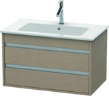 DURAVIT Ketho Waschtischunterbau 800 mm betongrau matt, 2 Schubladen, wandhängend, Soft-Close
