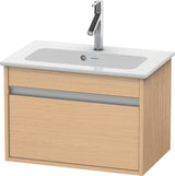 DURAVIT Ketho Waschtischunterbau 600 mm betongrau matt mit 1 Auszug und Soft-Close