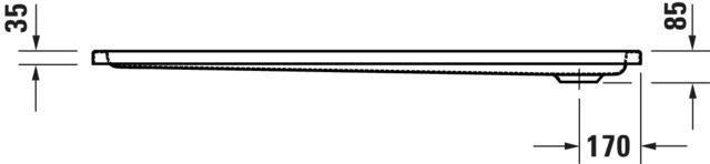DURAVIT D-Code Duschwanne 1000x700 mm Rechteckig Weiß Sanitäracryl mit Antislip