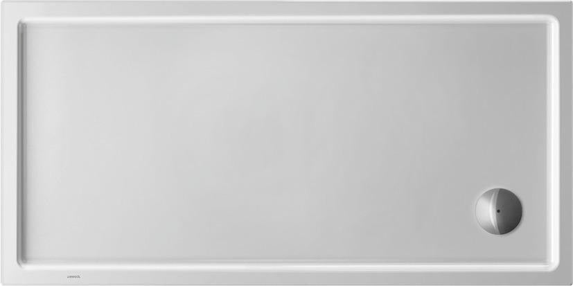 DURAVIT Starck Slimline Duschwanne 1200x800x55 mm Weiß Sanitäracryl von Philippe Starck