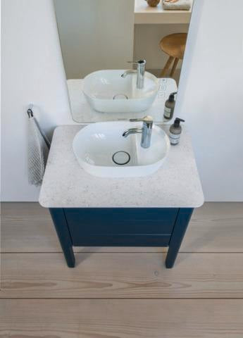 Duravit Luv Waschtischunterbau bodenstehend 638 mm Taupe Seidenmatt mit Auszug