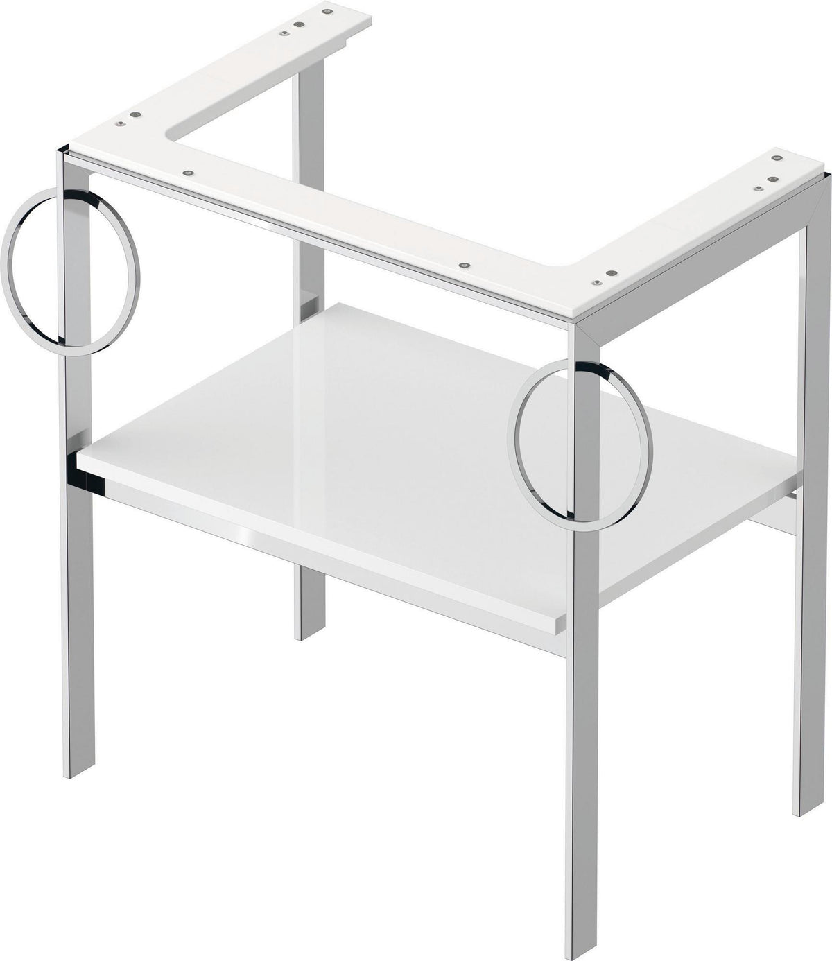 DURAVIT White Tulip Metallkonsole 684 mm – Design von Philippe Starck mit Höhenausgleich