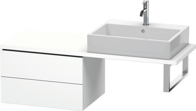 Duravit L-Cube Unterschrank 620 mm taupe supermatt mit 2 Schubkästen und Einrichtungssystem