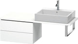 Duravit L-Cube Unterschrank 620 mm taupe supermatt mit 2 Schubkästen und Einrichtungssystem