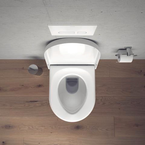 DURAVIT WC-Sitz Starck 3 mit SoftClose Absenkautomatik, Edelstahl-Scharniere, weiß