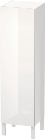 DURAVIT L-Cube Halbhochschrank 250 mm amerikanisch nussbaum, 1 Tür, Anschlag links, wandhängend
