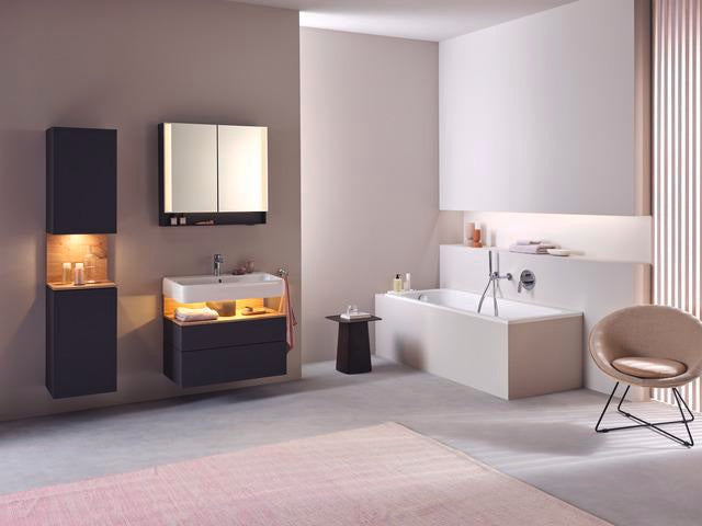 DURAVIT Qatego Spiegelschrank 600 mm mit LED-Beleuchtung und Soft-Close