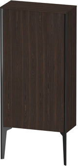Duravit Halbhochschrank XViu 890 mm Nussbaum matt mit Tip-on und Soft-Close