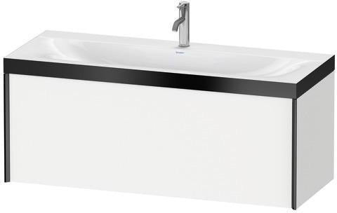 Duravit Möbelwaschtischset XViu 1200x480mm mit Unterbau, 1 Auszug, Ahorn mitte