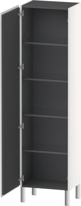 Duravit L-Cube Hochschrank 500 mm weiß hochglanz, 1 Tür links, wandhängend