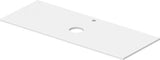 DURAVIT Sivida Konsole 1280x500 mm, 1 Ausschnitt, oCast Smooth, Weiß Sdm
