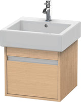 DURAVIT Ketho Waschtischunterbau wandhängend 440x450x410 mm 1 Auszug basalt matt