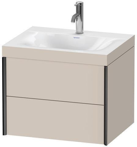 Duravit Möbelwaschtischset XVIU 600x480mm Cha ma / ta s-matt Ra 83 o HL