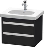 eiche schwarz / 2 Schubkästen / Eiche