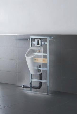 DURAVIT Urinal ME by Starck, spülrandlos, Zulauf hinten, ohne Fliege, weiß