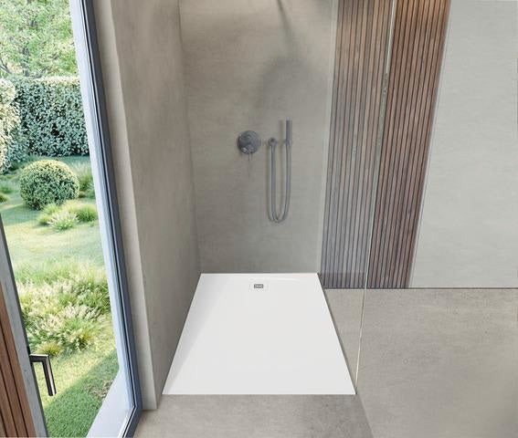 DURAVIT Sustano Duschwanne 1400x900x30 mm Mineralguss Weiß, bodenbündig & Halbeinbau