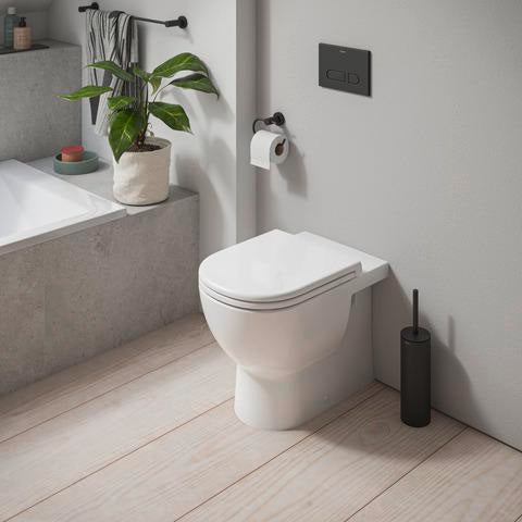 DURAVIT D-Code 2.0 WC-Sitz mit Absenkautomatik, nicht abnehmbar, vormontierte Scharniere, Weiß