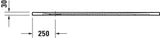DURAVIT Sustano Duschwanne 1400x900x30 mm Mineralguss Hellgrau Matt – Rechteckig, Bodenbündig